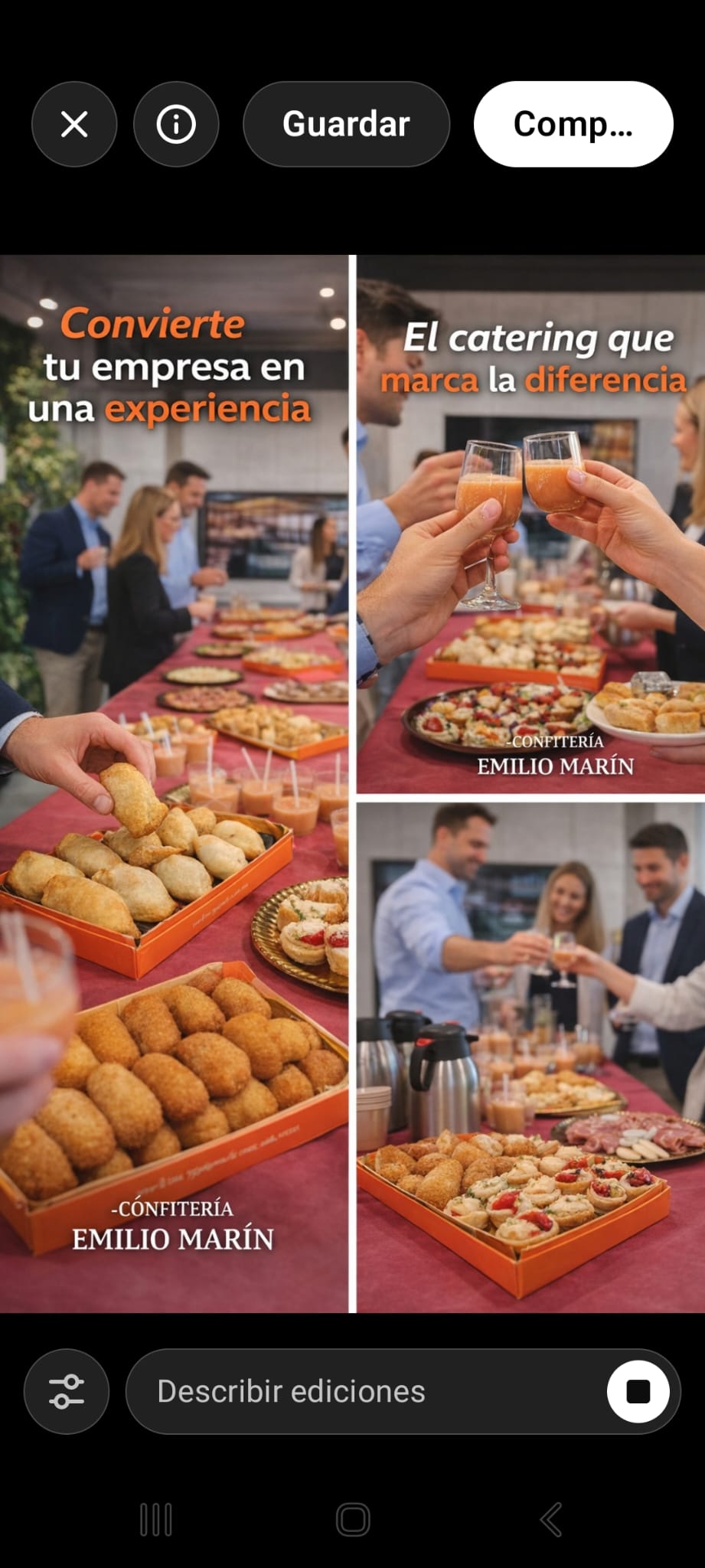 Catering en Cartagena para empresas, cumpleaños, comuniones y bodas